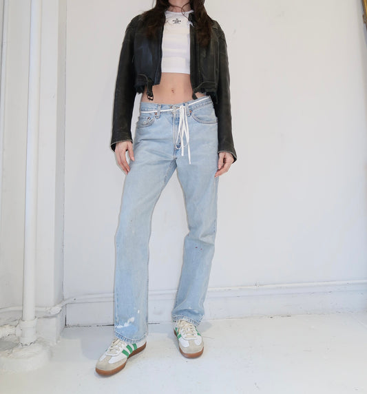 Cropped black mini Moto