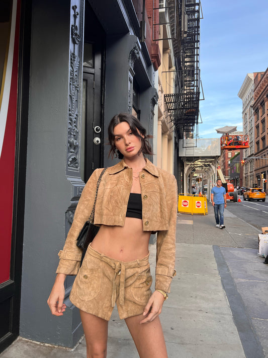 VINTAGE SUEDE SET