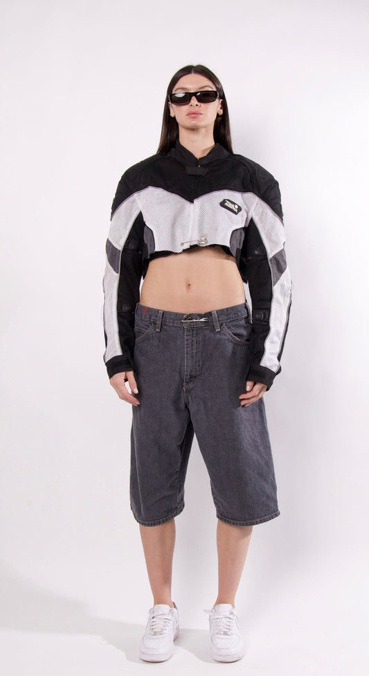 VINTAGE CROPPED MOTO JACKET