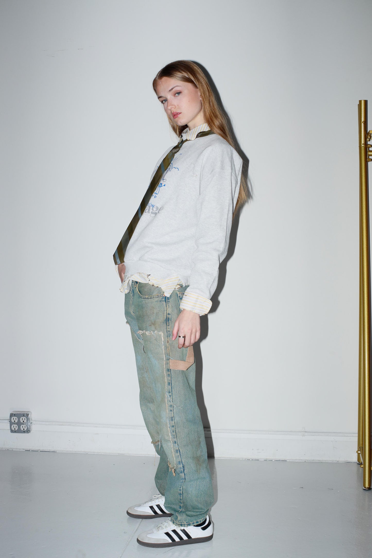 Distressed Levi Workpant