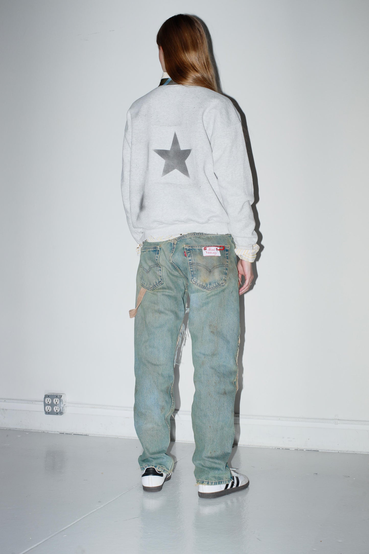 Distressed Levi Workpant