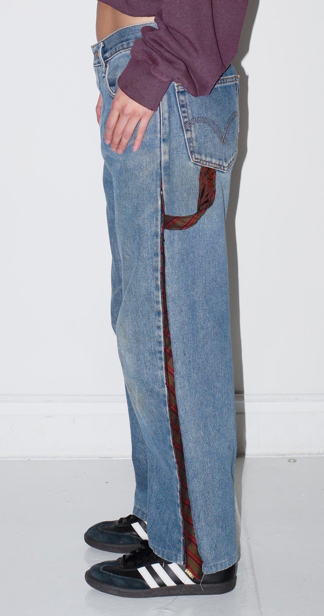 Tie Patchwork Levis