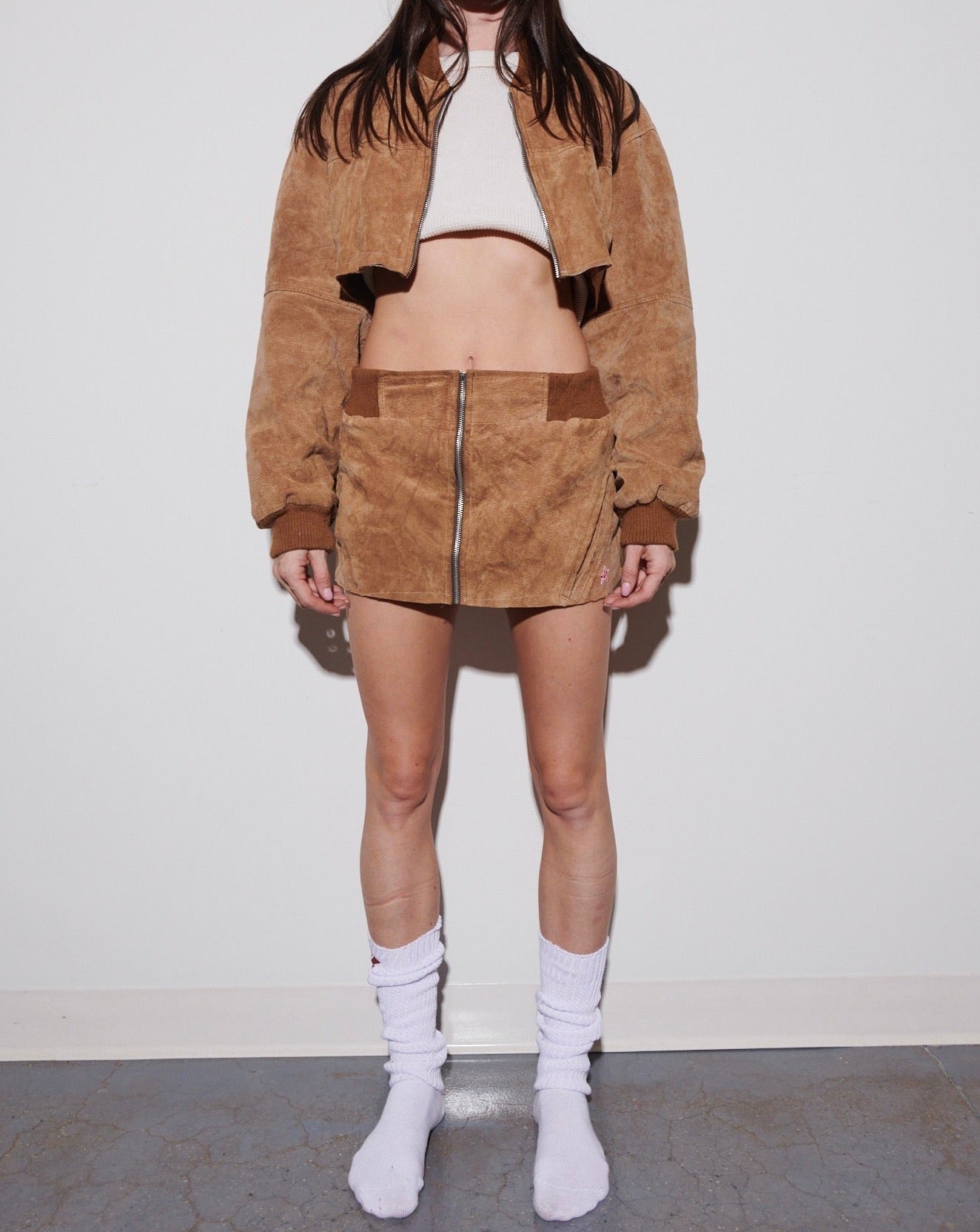 TAN BOMBER SET