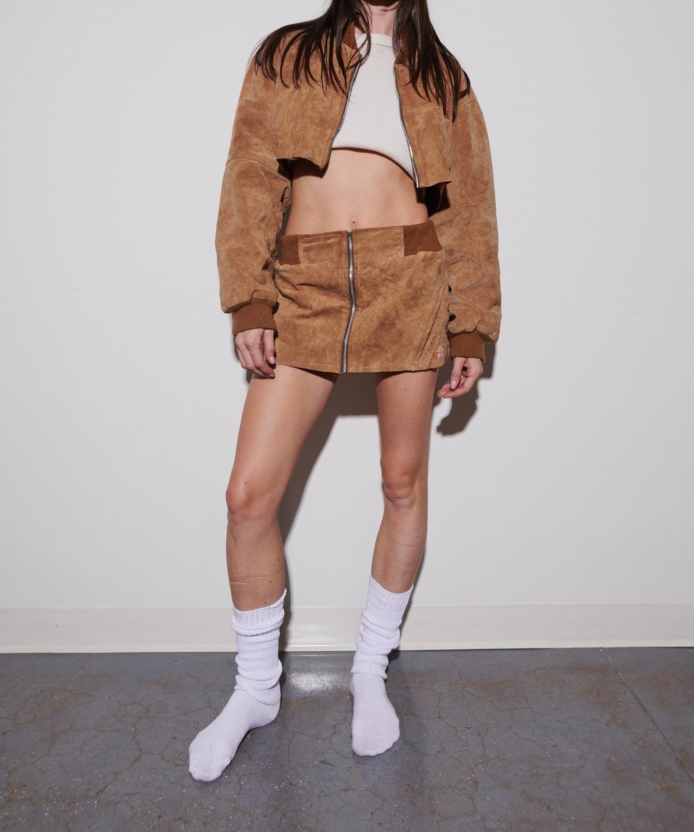 TAN BOMBER SET