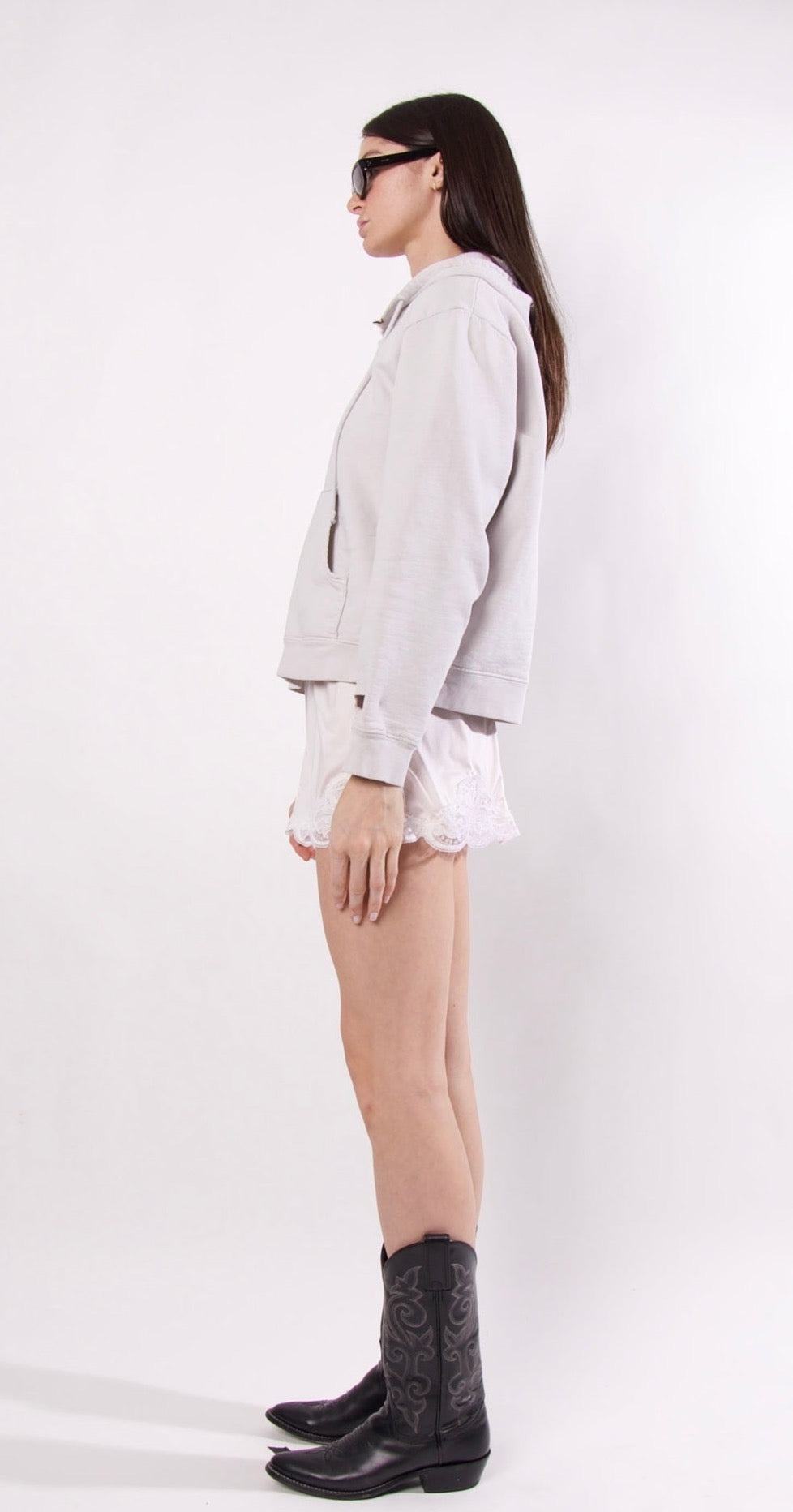 DISTRESSED ANGEL DEVIL HOODIE