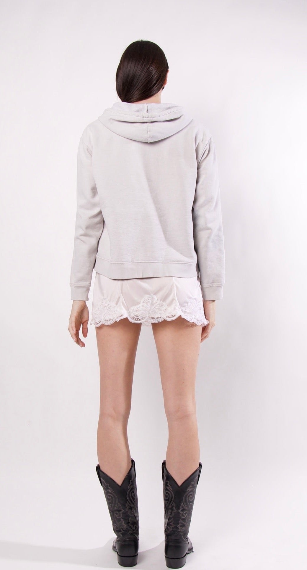 DISTRESSED ANGEL DEVIL HOODIE